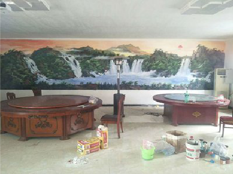 华阴墙绘-写实风景