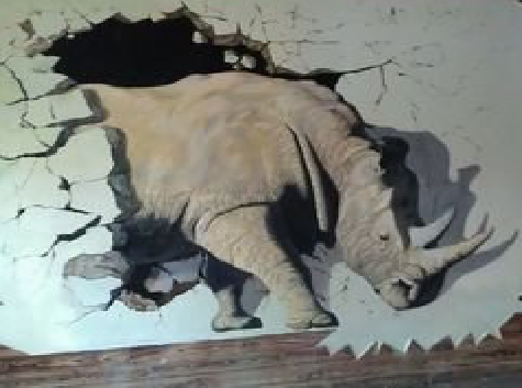 华阴在墙绘中,如何绘制3D效果?